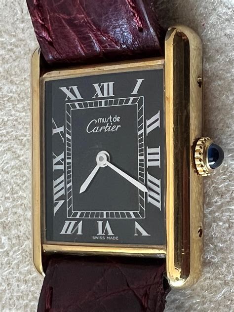 1980 cartier tank watch